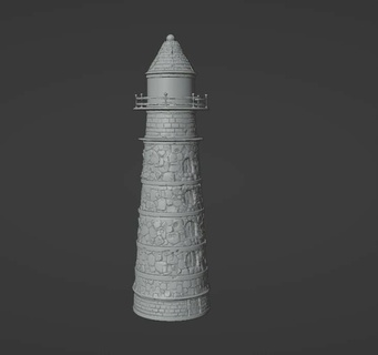 Leuchtturm Leuchtfeuer Dioramen Video Spiele 3d print model - Mito3D
