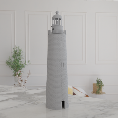 leuchtturm licht gebäude meer architektur häuser beacons 3d print model - Mito3D