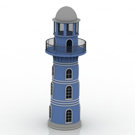 lighthouse building beacon 3D print model - Mito3D