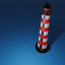 Leuchtturm bauen Spiel Wasser 3d print model - Mito3D