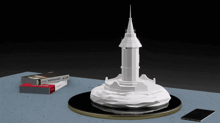 faro torre architettura mare paesaggio modeling3d modelli monumenti three dimensional storico repliche virtuale digitale designs3d representacionesdigitales monumentale edifici 3d print model - Mito3D
