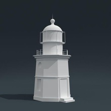 faro mantello meganome Crimea 3d modello architettura luce mare oceano navigazione porta segnale edificio tempesta porto marittimo architettonico illuminazione 3d print model - Mito3D
