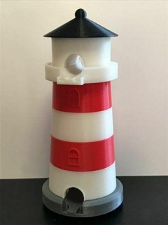 lighthouse compatible gravitrax ball track marble run toy 3d print model - Mito3D