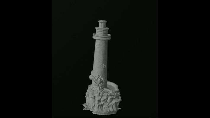 faro piccolo casa arte luce scansione alto risoluzione dettagliata 3d print model - Mito3D