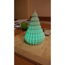 la iluminación del árbol de navidad neopixel casa led 3d print model - Mito3D