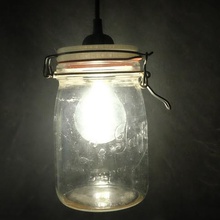 l'éclairage le parfait type jar la maison appareil d'éclairage report e27 socket ampoule 3d print model - Mito3D