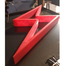 Şimşek cıvata Sanat ışın masa 3d print model - Mito3D