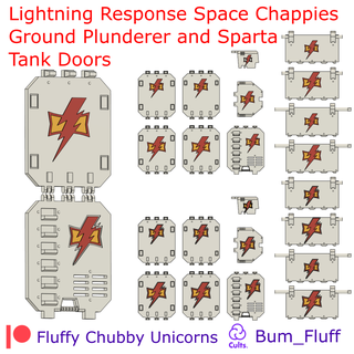 lightning response space chappies ground plunder sparta tank doors Game war hammer 42k vehicles chubby unicorn angry bulldozer sky scraper plunderer spartan 28mm tabletop gaming 30k horus heresy lad mobile white scars 3d print model - Mito3D