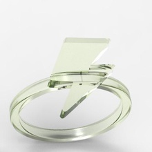 lightning ring jewelry ray stlmodeling 3d 3d print model - Mito3D