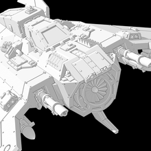 Şimşek tank avcı oyun Warhammer 3d print model - Mito3D