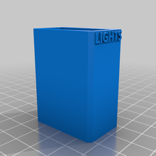 lights switch box logo anycubic i3 mega tool 3d printer accessories 3d print model - Mito3D