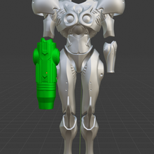 ligth suit custome figure game metroid dread super samus metroide 3d print model - Mito3D