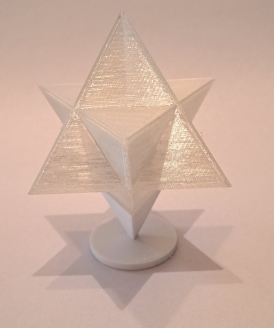 iluminación merkabah arte decoración símbolo misticismo equilibrar ligero simetría 3d print model - Mito3D