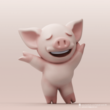 lihkg Schwein Kunst 3d print model - Mito3D