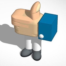 como mano mão vários gosta a mim 3d print model - Mito3D