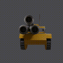 pequeño' Jim tanque batalla 3d print model - Mito3D