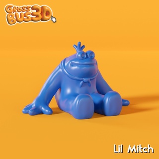 lil' mitch funny cartoon toy collectable art animal weird 3d print model - Mito3D