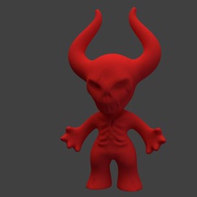 lil diabo arte 3d print model - Mito3D