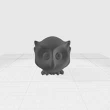 lil owl statuette statue small animal cartoon toy 3d print model - Mito3D