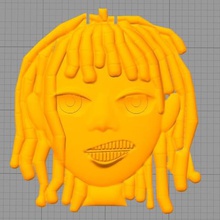 lil pumps necklace love video various kanye music 3d print model - Mito3D