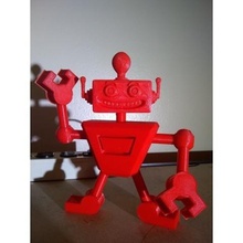 lil whackbot a arte brinquedo robô modelo 3d print model - Mito3D
