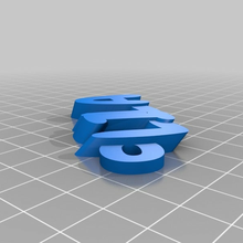 lila keyring keyfob customized organization 3d print model - Mito3D