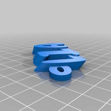 lila keyring keyfob customized organization 3d print model - Mito3D