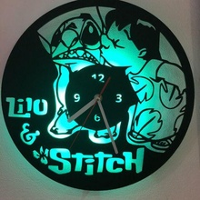 lilo stitch clock disney 3d print model - Mito3D