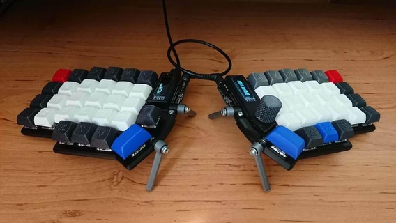 lily58 ergonômico teclado caso bainha 3d print model - Mito3D