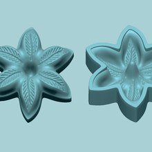 lirio flor arreglo moldura eva espuma arte canta molde artesanía artesano planta maceta artificial hoja plastico 3d print model - Mito3D