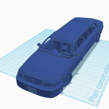 une limousine art 3d print model - Mito3D