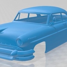 Lincoln capri capota rígida cupê 1955 imprimível corpo carro jogos fenda escalextrico Tamiya rc miniz rádio controle passatempo 1 24 3d print model - Mito3D