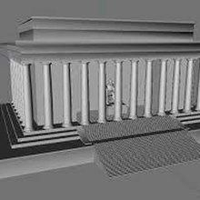 Lincoln memorial fácil 3d_printing 3d print model - Mito3D