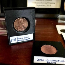 lincoln penny coin holder & display  hobby