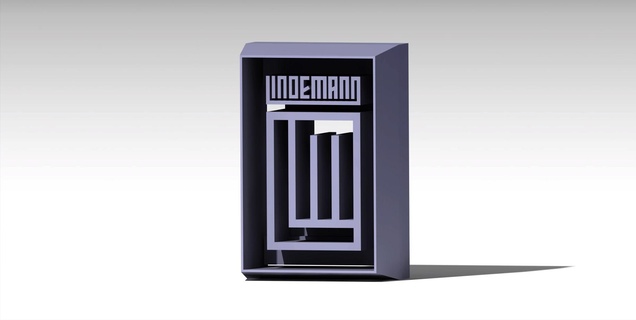 Lindemann biscoito cortador casa Rammstein bolacha 3d print model - Mito3D