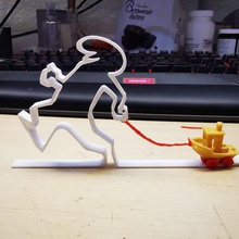 linea a arte esculturas 3d print model - Mito3D