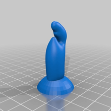 linea va 3d - supporto da tavolo art sculture 3d print model - Mito3D