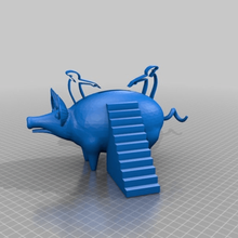 linea piggy art sculture 3d print model - Mito3D