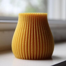 linear abstract vase home 3d print model - Mito3D