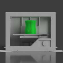 linear pattern vase home 3d print model - Mito3D