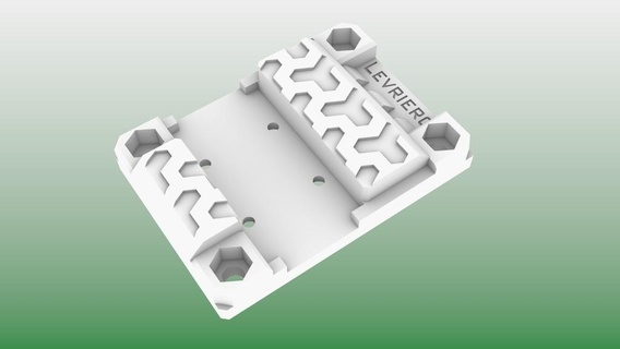 linear rail bed mount tronxy xy2 pro 3d print model - Mito3D