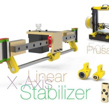 linear x-axis stabilizer prusa i4 tool 3d printer accessories 3d print model - Mito3D