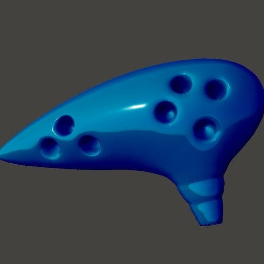 link's ocarina link 3D print model - Mito3D