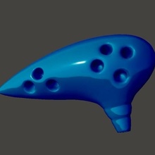 link's ocarina link 3d print model - Mito3D