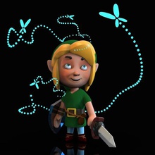 lien Jeu personnage Jeux Zelda 3d print model - Mito3D