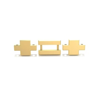 Verknüpfung 03 Crimpen Anhänger steht Links Kette Juwel Schmuck hell Steine Edelsteine Gold impresion3d 3d print model - Mito3D