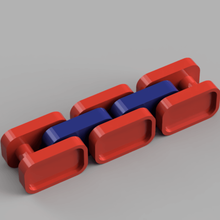link chain various joint hinge channel links channels 3d 3d print model - Mito3D