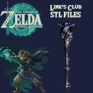 link flower club zelda tears kingdom nintendo game games toys sword cosplay miniatures fantasy accessories tearsofthekingdom props print triforce master nintendoswitch breathofthewild 3d print model - Mito3D