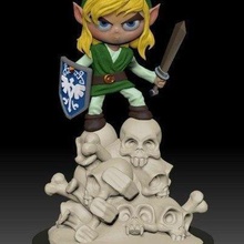 lien Légende Zelda Jeux nintendo 3d print model - Mito3D