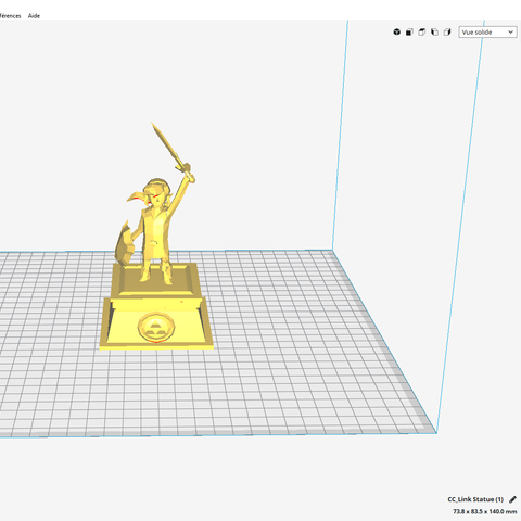 link de zelda juego el viento waker interruptor 3D print model - Mito3D